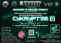CYKRYPT'26 National Level Tech Event Poster